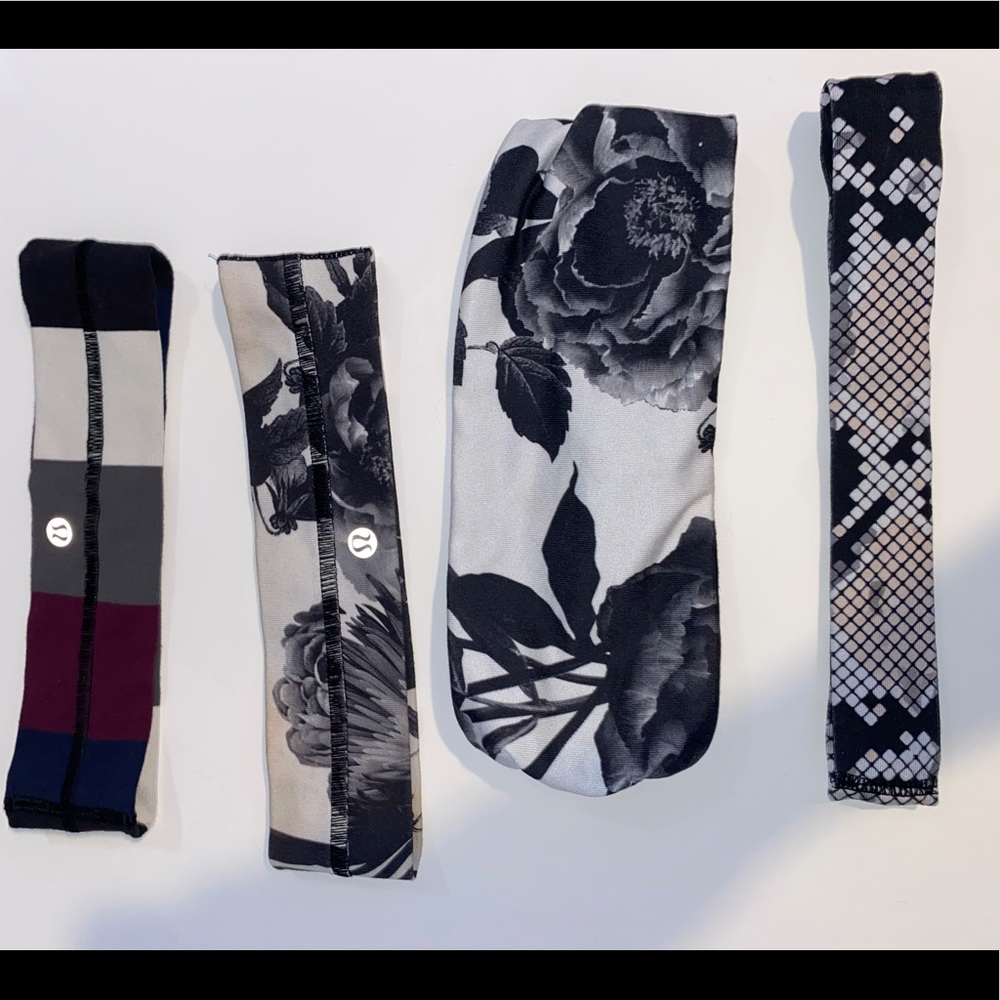 4 lululemon headbands